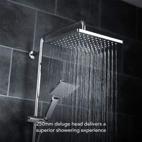 Mira Honesty ERD Mixer Shower Thermostatic Chrome 250mm Head Square 1.1901.002 7 Mira Honesty ERD Mixer Shower Thermostatic Chrome 250mm Head Square 1.1901.002 - Image 5