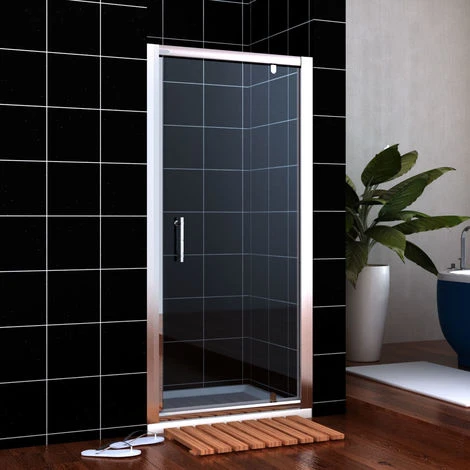 ELEGANT 1000mm Pivot Hinge Shower Door 6mm Safety Glass Shower Enclosure Cubicle 3 ELEGANT 1000mm Pivot Hinge Shower Door 6mm Safety Glass Shower Enclosure Cubicle