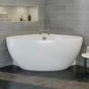 Modern Designer Corner Freestanding Bath Acrylic Bathtub 1510mm Built-In Waste 1 Modern Designer Corner Freestanding Bath Acrylic Bathtub 1510mm Built-In Waste -Home Sale Shop 14986865 1