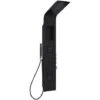 Milano Orton - Modern Thermostatic Shower Tower Panel With Rainfall Shower Head&44 Hand Shower Handset And Body Jets – Black 1 Milano Orton - Modern Thermostatic Shower Tower Panel With Rainfall Shower Head&44 Hand Shower Handset And Body Jets – Black -Home Sale Shop 15473851 1