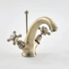 Milano Elizabeth - Traditional Mono Basin Mixer Tap - Brushed Gold (Crosshead Handles) 1 Milano Elizabeth - Traditional Mono Basin Mixer Tap - Brushed Gold (Crosshead Handles) -Home Sale Shop 15474759 1