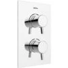 Bristan Prism Thermostatic Recessed Dual Control Shower Valve With Two Outlet Diverter - Chrome 1 Bristan Prism Thermostatic Recessed Dual Control Shower Valve With Two Outlet Diverter - Chrome -Home Sale Shop 15721041 1