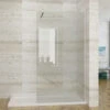 ELEGANT 1200mm Wet Room Shower Screen Panel 8mm Easy Clean Glass Walk In Shower Enclosure -Home Sale Shop 15740556 1