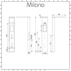 Milano Karr - Modern Thermostatic Shower Tower Panel With Rainfall Shower Head&44 Hand Shower Handset And Body Jets – Bamboo 11 Milano Karr - Modern Thermostatic Shower Tower Panel With Rainfall Shower Head&44 Hand Shower Handset And Body Jets – Bamboo -Home Sale Shop 15918597 5