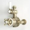 Milano Elizabeth - Traditional Exposed Twin Thermostatic Mixer Shower Valve - Brushed Gold 2 Milano Elizabeth - Traditional Exposed Twin Thermostatic Mixer Shower Valve - Brushed Gold -Home Sale Shop 17034936 1