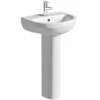 Orchard Eden 1 Tap Hole Full Pedestal Basin 550mm -Home Sale Shop 19279355 1