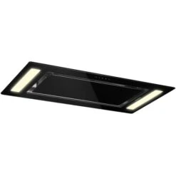 Klarstein Remy Ceiling Hood 90 Cm 619 M³/h 230W 3 Levels Remote Control