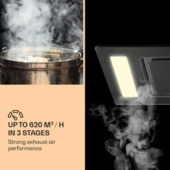 Klarstein Remy Ceiling Hood 90 Cm 619 M³/h 230W 3 Levels Remote Control 10 Klarstein Remy Ceiling Hood 90 Cm 619 M³/h 230W 3 Levels Remote Control -Home Sale Shop 22969401 4