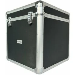 Oypla 100 X 12 LP Vinyl Record Box Hard DJ Flight Case Aluminium - Black -Home Sale Shop 30355139 5