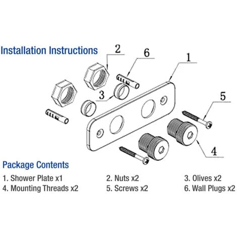 Easy Fixing Plate Bracket For Mini Douche Shattaf Thermostatic Shower Valve 4 Easy Fixing Plate Bracket For Mini Douche Shattaf Thermostatic Shower Valve - Image 2