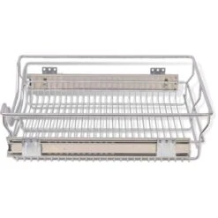 Pull-Out Wire Baskets 2 Pcs Silver 500 Mm VidaXL 11 Pull-Out Wire Baskets 2 Pcs Silver 500 Mm VidaXL -Home Sale Shop 3507339 5