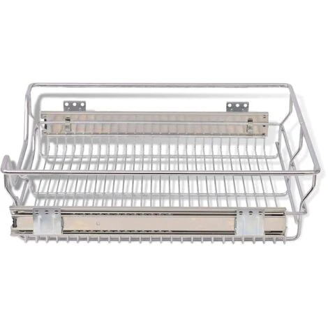 Pull-Out Wire Baskets 2 Pcs Silver 500 Mm VidaXL 7 Pull-Out Wire Baskets 2 Pcs Silver 500 Mm VidaXL - Image 5