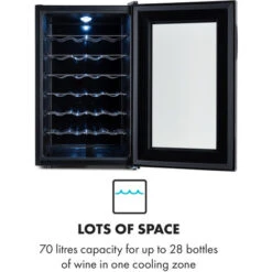 Klarstein Barolo 28 Uno, Wine Cooler, 70 Litres, 11-18 ° C, SingleZone -Home Sale Shop 35647096 3