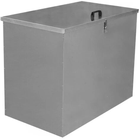 Large Storage Feed Bins 64L Galvanised Metal Waterproof Rodent 3 Large Storage Feed Bins 64L Galvanised Metal Waterproof Rodent
