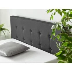 End Lift Ottoman Storage Bed Small Double Black Linen 11 End Lift Ottoman Storage Bed Small Double Black Linen -Home Sale Shop 36319714 5