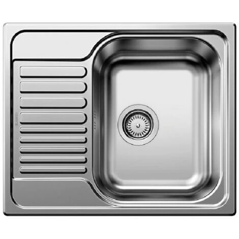Blanco Sink TIPO 45 S Mini In Stainless Steel 1 Bowl + Reversible Drainer 60,5x50cm With Manual Drain (516524) 3 Blanco Sink TIPO 45 S Mini In Stainless Steel 1 Bowl + Reversible Drainer 60,5x50cm With Manual Drain (516524)