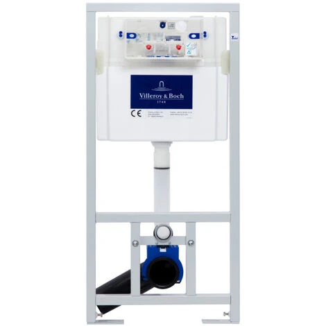 Villeroy & Boch Toilet Set Support Frame + Swiss Aqua Technologies Rimless, Invisible Fixings + Matt Chrome Plate (ViConnectInfinitio-3) 7 Villeroy & Boch Toilet Set Support Frame + Swiss Aqua Technologies Rimless, Invisible Fixings + Matt Chrome Plate (ViConnectInfinitio-3) - Image 5