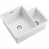 Rangemaster Rustique Kitchen Sink Left Hand 1.3 Bowl Ceramic 90mm Strainer Waste 1 Rangemaster Rustique Kitchen Sink Left Hand 1.3 Bowl Ceramic 90mm Strainer Waste -Home Sale Shop 44170390 1