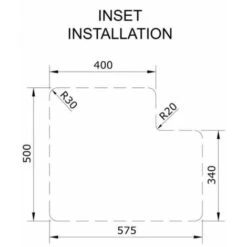 Rangemaster Rustique Kitchen Sink Left Hand 1.3 Bowl Ceramic 90mm Strainer Waste 10 Rangemaster Rustique Kitchen Sink Left Hand 1.3 Bowl Ceramic 90mm Strainer Waste -Home Sale Shop 44170390 4