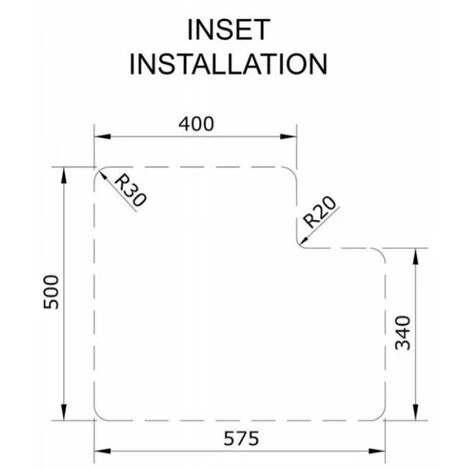 Rangemaster Rustique Kitchen Sink Left Hand 1.3 Bowl Ceramic 90mm Strainer Waste 6 Rangemaster Rustique Kitchen Sink Left Hand 1.3 Bowl Ceramic 90mm Strainer Waste - Image 4