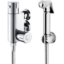 Acezanble Thermostatic Mixer Shower Bidets Toilet Valve Hand Held Douche Kit Muslim Spray