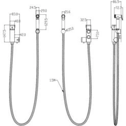 Acezanble Thermostatic Mixer Shower Bidets Toilet Valve Hand Held Douche Kit Muslim Spray 11 Acezanble Thermostatic Mixer Shower Bidets Toilet Valve Hand Held Douche Kit Muslim Spray -Home Sale Shop 44821108 5