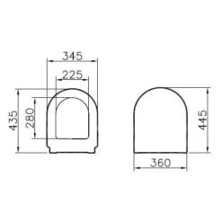 Vitra S50 Softclose Seat, Duroplast (72-003-309) 7 Vitra S50 Softclose Seat, Duroplast (72-003-309) -Home Sale Shop 45592250 3