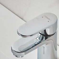 Hansgrohe Vernis Blend Bathroom Mini Mono Basin Mixer Tap Single Lever Chrome -Home Sale Shop 48218304 3