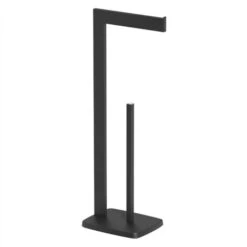 Black Architeckt Square Toilet Roll Holder Free Standing Bathroom Accessories 7 Black Architeckt Square Toilet Roll Holder Free Standing Bathroom Accessories -Home Sale Shop 49752418 3
