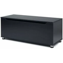 Essie Wooden Storage Chest - Blanket Box - Toy Chest - Black -Home Sale Shop 51185053 3