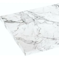 Reeves Newbury White Marble Laminate Worktop 353 X 1500mm