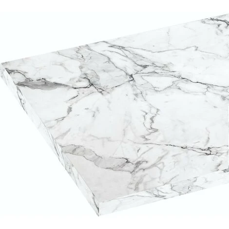 Reeves Newbury White Marble Laminate Worktop 353 X 1500mm 3 Reeves Newbury White Marble Laminate Worktop 353 X 1500mm