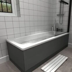 Duchy Single Ended Steel Bath 1700mm X 700mm - 2 Tap Hole