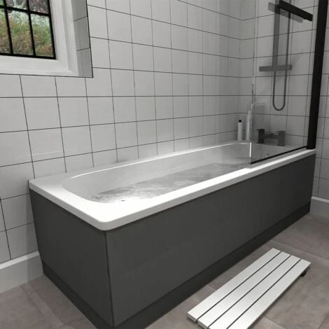 Duchy Single Ended Steel Bath 1700mm X 700mm - 2 Tap Hole 3 Duchy Single Ended Steel Bath 1700mm X 700mm - 2 Tap Hole