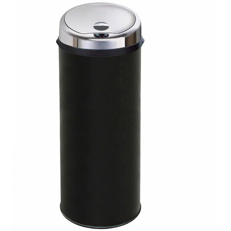 Inmotion 50L Black Stainless Steel Auto Sensor Kitchen Waste Dust Bin 4 Inmotion 50L Black Stainless Steel Auto Sensor Kitchen Waste Dust Bin - Image 2