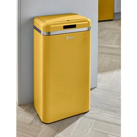 Swan Retro 45L Square Sensor Bin 7 Swan Retro 45L Square Sensor Bin - Image 5