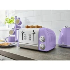 Swan 4 Slice Retro Toaster - Purple -Home Sale Shop 54674152 3