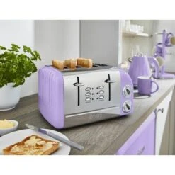 Swan 4 Slice Retro Toaster - Purple -Home Sale Shop 54674152 4
