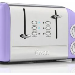 Swan 4 Slice Retro Toaster - Purple -Home Sale Shop 54674152 5