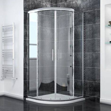 ELEGANT 900 X 900 Mm Quadrant Sliding Door Waterproof Shower Cubicle 6mm Walk In Tempered Glass Bathroom Enclosure 4 ELEGANT 900 X 900 Mm Quadrant Sliding Door Waterproof Shower Cubicle 6mm Walk In Tempered Glass Bathroom Enclosure - Image 2