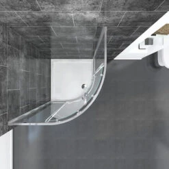 ELEGANT 900 X 900 Mm Quadrant Sliding Door Waterproof Shower Cubicle 6mm Walk In Tempered Glass Bathroom Enclosure 9 ELEGANT 900 X 900 Mm Quadrant Sliding Door Waterproof Shower Cubicle 6mm Walk In Tempered Glass Bathroom Enclosure -Home Sale Shop 55298472 3