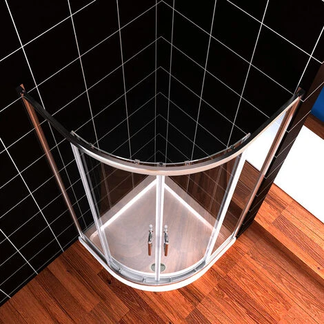 ELEGANT 800 X 800 Mm Walk In Quadrant Shower Cabin Sliding Shower Cubicle 6mm Glass Shower Enclosure 5 ELEGANT 800 X 800 Mm Walk In Quadrant Shower Cabin Sliding Shower Cubicle 6mm Glass Shower Enclosure - Image 3