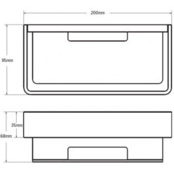 Swiss Aqua Technologies Shower Basket 20 Cm In Solid Brass, Chrome (SATDPOL20CH) -Home Sale Shop 55674033 3