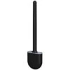 MUFF Toilet Brush And Stand Set, Wall Mounted, Silicone Toilet Brush, Drip Resistant With Base (Black) 1 MUFF Toilet Brush And Stand Set, Wall Mounted, Silicone Toilet Brush, Drip Resistant With Base (Black) -Home Sale Shop 55854676 1