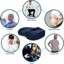 Memory Foam Seat Cushion, Orthopedic For Hemorrhoids, Coccyx Cushion Car, Home, Office, Gamer, On Wheelchair, Lumbar Seat Cushion, Back Pain 8 Memory Foam Seat Cushion, Orthopedic For Hemorrhoids, Coccyx Cushion Car, Home, Office, Gamer, On Wheelchair, Lumbar Seat Cushion, Back Pain -Home Sale Shop 59151962 3