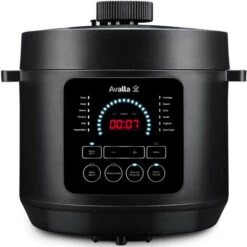 Pressure Multi-Cooker 6L With Slow Cook, Steam, Warm, Sauté - Avalla K-90