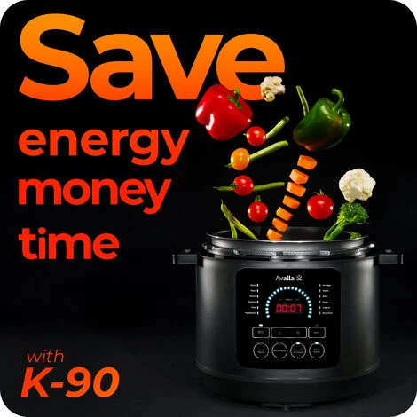 Pressure Multi-Cooker 6L With Slow Cook, Steam, Warm, Sauté - Avalla K-90 3 Pressure Multi-Cooker 6L With Slow Cook, Steam, Warm, Sauté - Avalla K-90 - Image 2