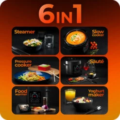 Pressure Multi-Cooker 6L With Slow Cook, Steam, Warm, Sauté - Avalla K-90 9 Pressure Multi-Cooker 6L With Slow Cook, Steam, Warm, Sauté - Avalla K-90 -Home Sale Shop 59726726 4