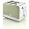 Swan 2 Slice Retro Green Toaster -Home Sale Shop 59824513 1