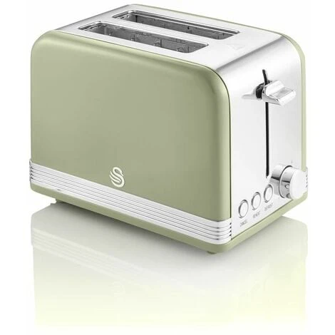 Swan 2 Slice Retro Green Toaster 3 Swan 2 Slice Retro Green Toaster